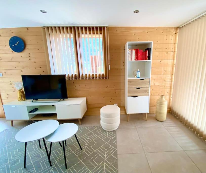 Androsace Appartement Dans Chalet Bois Avec Jacuzzi Privatif Terrasse Et Vue Montagne Les Villards-sur-Thones Exterior photo
